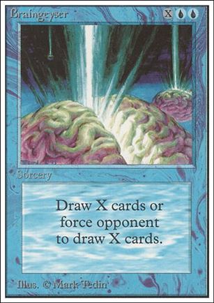 Magic the Gathering: Unlimited (Base Set) card 51 Braingeyser
