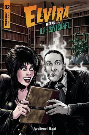 Elvira Meets H.P. Lovecraft issue 2-B Kewber Baal Cover