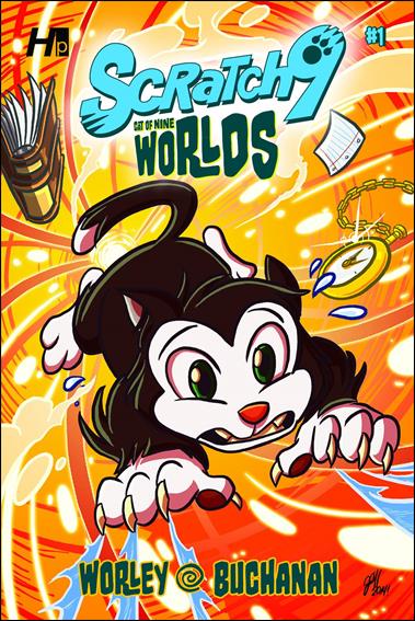 Scratch9: Cat of Nine Worlds issue 1 Joshua Buchanan Cover