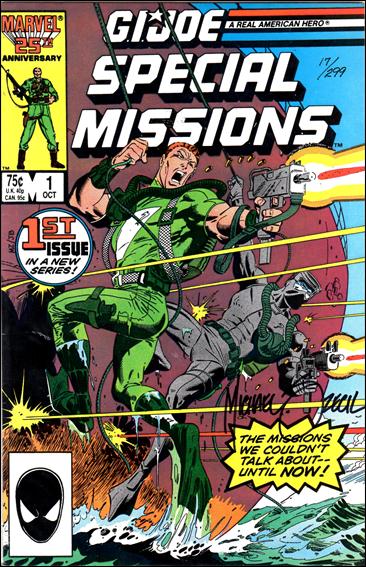 G.I. Joe: Special Missions (1986) issue 1-B DF (Signed by Mike Zeck) 1/299