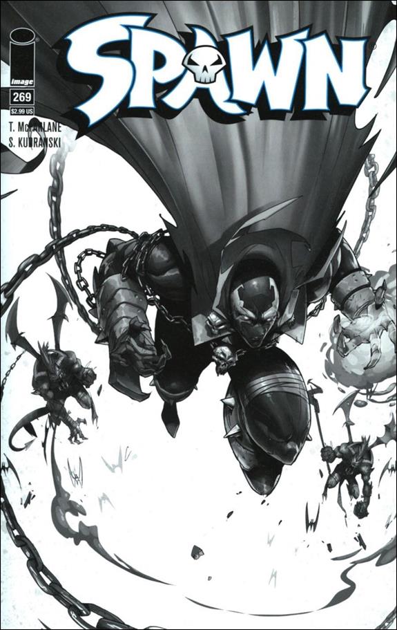 Spawn issue 269-B Hicham Habchi Black and White Cover