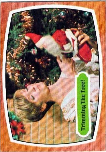 Brady Bunch (Base Set) card 70 Trimming The Tree!