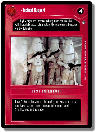 Star Wars: Hoth Limited (Base Set) card 41 Tactical Support