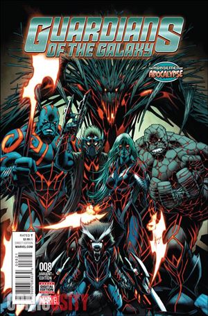 Guardians of the Galaxy (2015)  issue 8-B Dale Keown Horsemen of Apocalypse Cover
