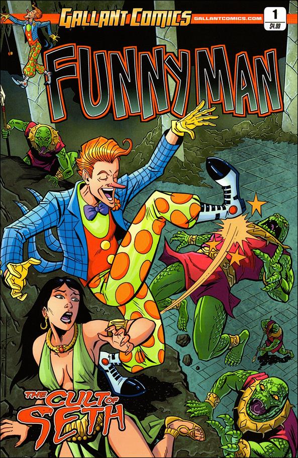 Funnyman: The Cult of Seth issue 1-B Luis Rivera Cover