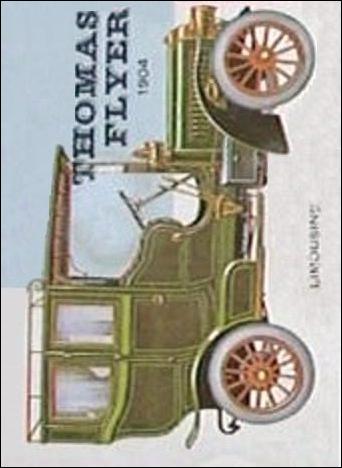 World on Wheels (Base Set) card 159 Thomas Flyer Limousine 1904