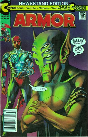Armor (1985) issue 13-B Newsstand Edition