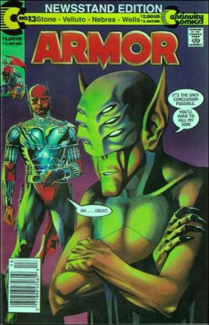 Armor (1985) issue 13-B Newsstand Edition