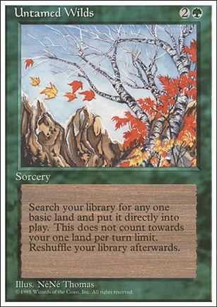 Magic the Gathering: 4th Edition (Base Set) card 279 Untamed Wilds
