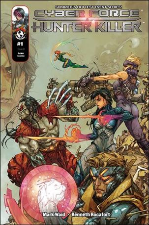Cyberforce/Hunter-Killer issue 1-E Retailer Incentive Wraparound Cover