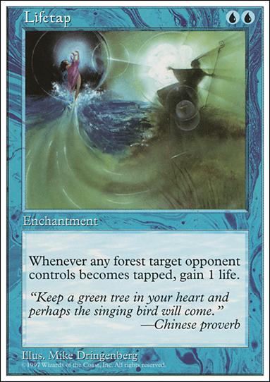 Magic the Gathering: 5th Edition (Base Set) card 99 Lifetap