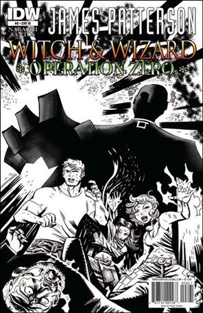 Witch & Wizard: Operation Zero issue 8-B 1:10 Black and White Cover