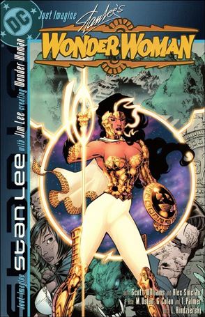 Just Imagine Stan Lee with Jim Lee Creating Wonder Woman Cover Image 1