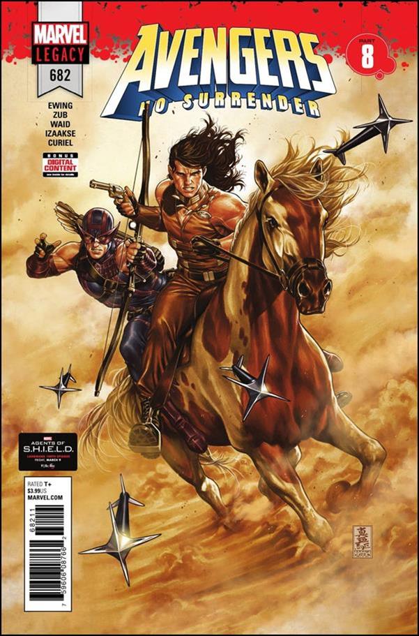 Avengers (1963) issue 682-B Mark Brooks "Classic Hawkeye" Cover
