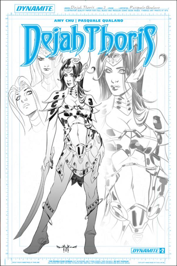 Dejah Thoris (2018) issue 2-F 1:5 Pasquale Qualano Artboard Variant