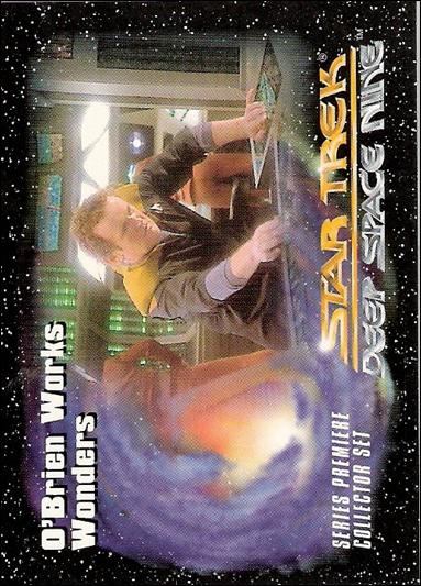 Star Trek: Deep Space Nine Series Premiere (Base Set) card 28 O'Brien Works Wonders 