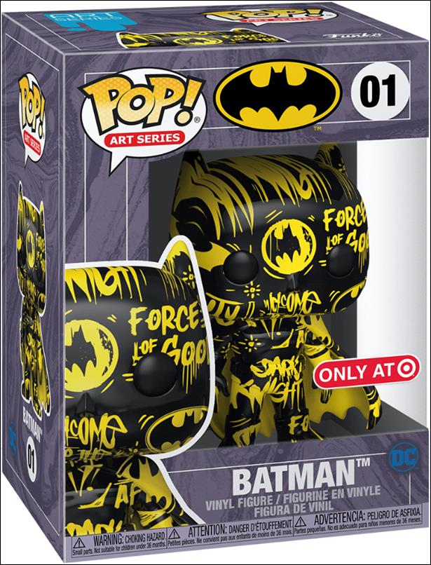 POP! Art Series figure 1 Batman (Black & Yellow) Target Exclusive