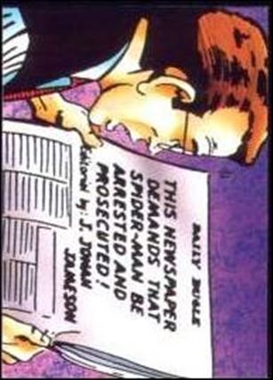Spider-Man II: 30th Anniversary 1962 - 1992 (Base Set) card 17 Bad Press