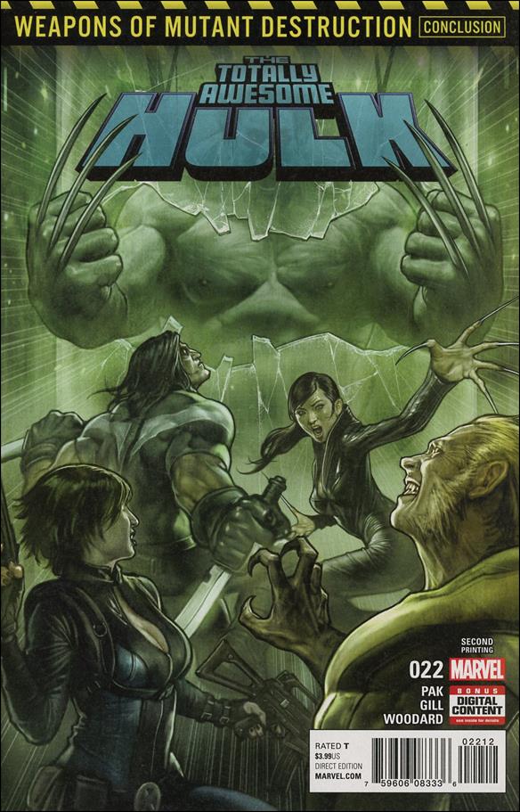 Totally Awesome Hulk issue 22-B Stonehouse Cover (2nd Printing)