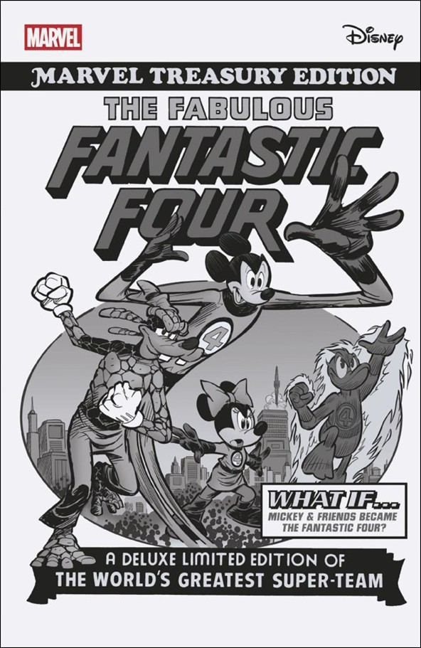 Fantastic Four (2025) issue 2-L Alessandro Pastrovicchio B&W Virgin 1:100 Cover