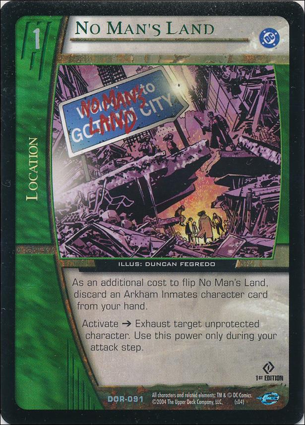 DC Origins: VS System (Base Set) card DOR-091 No Man's Land