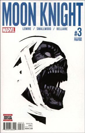 Moon Knight (2016) issue 3-C Greg Smallwood Cover (2nd Printing)