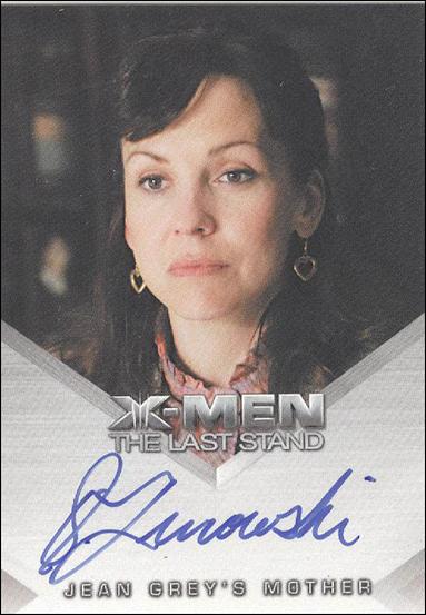 X-Men III: The Last Stand (Autograph Cards) card nn7 Desiree Zurowski as Jean Grey's Mother