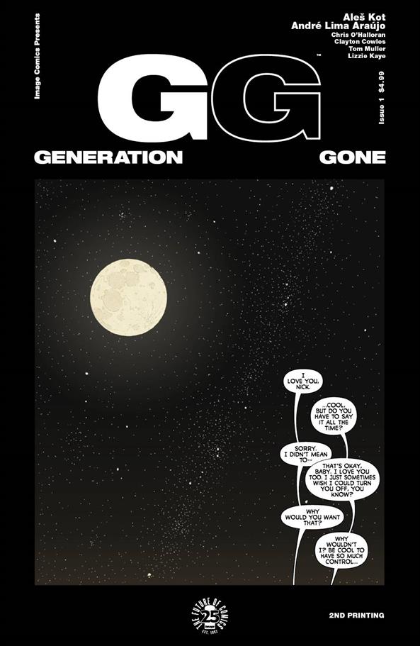 Generation Gone issue 1-C Andre Araujo Black Cover (2nd Printing)