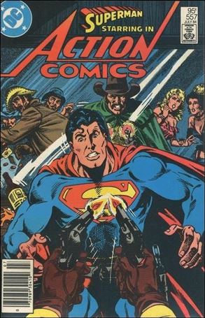 Action Comics (1938) issue 557-C Canadian Price Cover