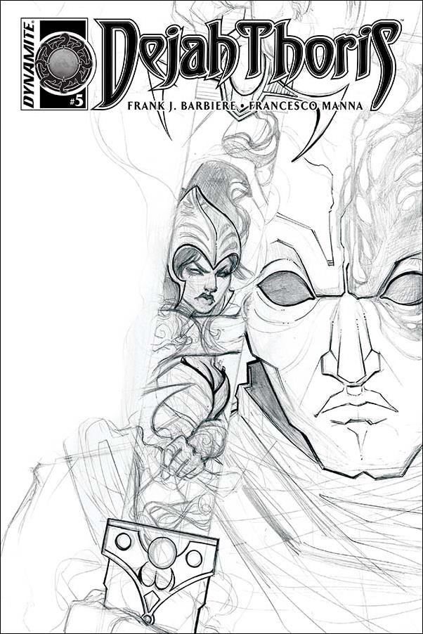 Dejah Thoris (2016) issue 5-B 1:10 Black & White Cover