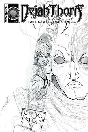 Dejah Thoris (2016) issue 5-B 1:10 Black & White Cover