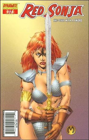 Red Sonja (2005) issue 17-C Marat Mychaels Cover