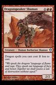 Magic the Gathering: Archenemy (Base Set) card 36 Dragonspeaker Shaman
