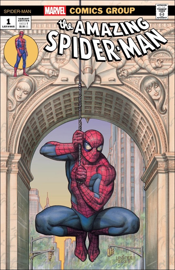 Amazing Spider-Man (2025) issue 1-S Retailer Exclusive J.M. Linsner Dress Cover 1/3000