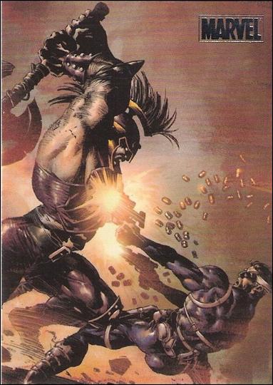 Marvel Heroes and Villains (Silver Foil Parallel Base Set) card 8 Nick Fury vs Ares
