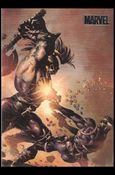 Marvel Heroes and Villains (Silver Foil Parallel Base Set) card 8 Nick Fury vs Ares