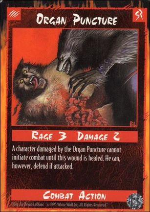 Rage Limited (Base Set) card 188 Organ Puncture 