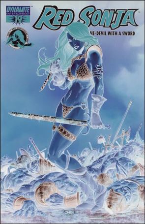 Red Sonja (2005) issue 19-F Sean Chen 1:25 Negative Cover