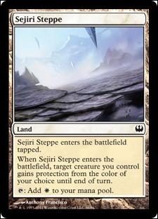 Magic the Gathering: Duel Decks: Knights vs. Dragons (Base Set) card 36 Sejiri Steppe