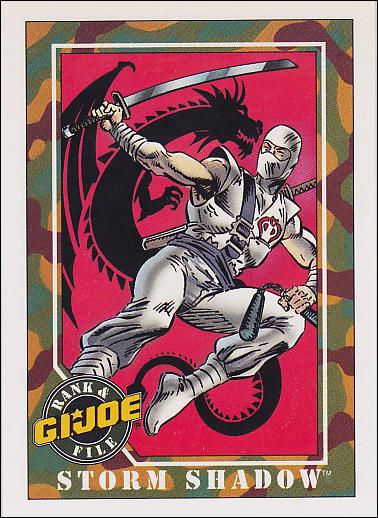 G.I. Joe (Base Set) card 28 Storm Shadow