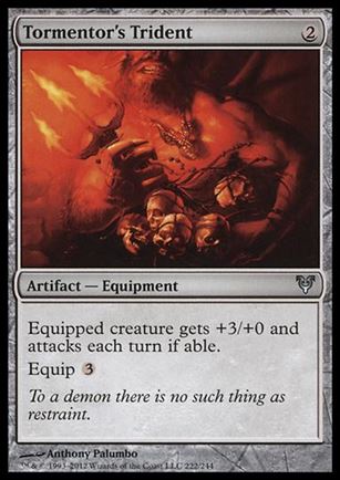 Magic the Gathering: Avacyn Restored (Base Set) card 222 Tormentor's Trident