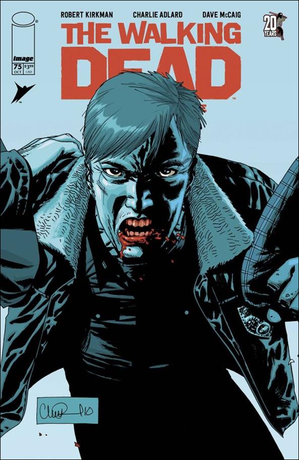 Walking Dead Deluxe issue 75-B Charlie Adlard Cover