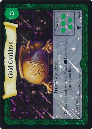 Harry Potter: Quidditch Cup (Base Set) card 7-B Gold Cauldron