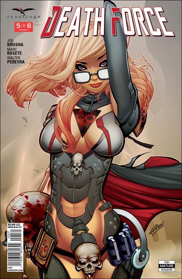 Death Force issue 5-C Paul Green Cover