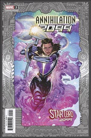 Annihilation 2099 issue 2-B Ken Lashley 2099 Frame Cover