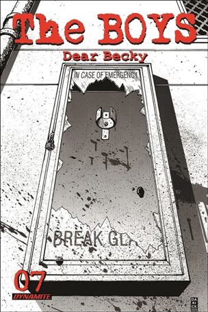 Boys: Dear Becky issue 7-B Black & White Cover