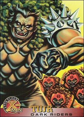 1996 Fleer X-Men Wal-Mart (Base Set) card 49 Tusk