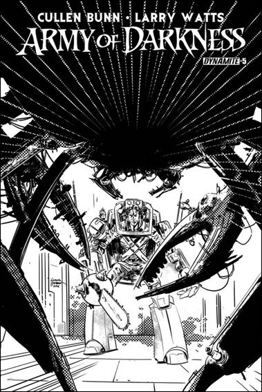 Army of Darkness (2014) issue 5-D Gabriel Hardman B&W 1:10 Cover