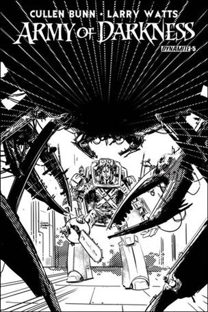 Army of Darkness (2014) issue 5-D Gabriel Hardman B&W 1:10 Cover
