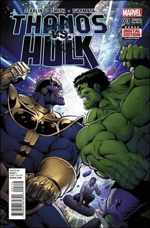 Thanos vs Hulk issue 1-C Jim Starlin Cover (2nd Printing)
